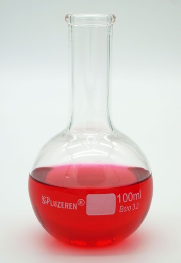 [GL41111-100] Matraz de ebullicion fondo plano 100ml. Luzeren