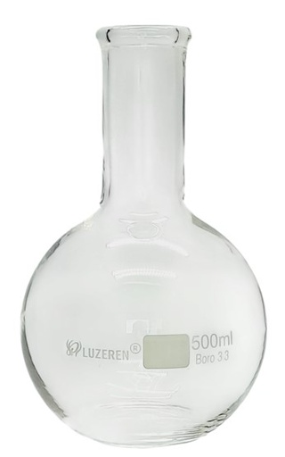[GL41111-500] Matraz de ebullicion fondo plano 500ml. Luzeren