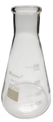 [GL41121-250] Matraz Erlenmeyer 250 mL Ø 34 mm – Luzeren
