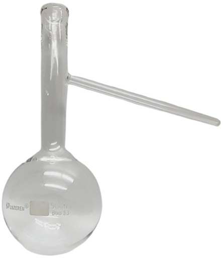 [GL41131-500] Matraz de destilación 500 mL borosilicato 3.3 – Luzeren