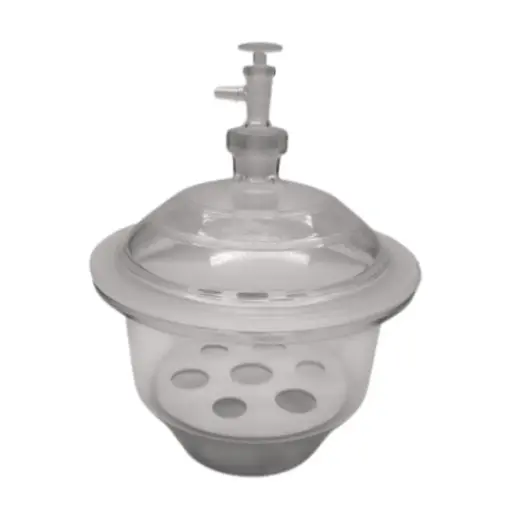 [GL41354-180] Desecador de vidrio claro para vacío 180mm Luzeren